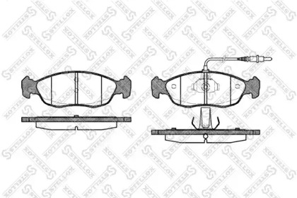 Комплект тормозных колодок STELLOX 472 002B-SX